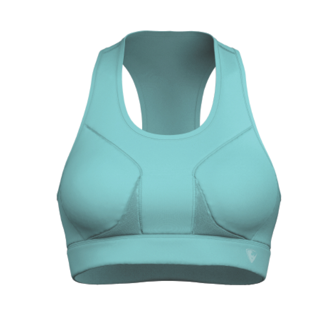 SPEEDBACK AQUA BLUE SPORTS BRAS
