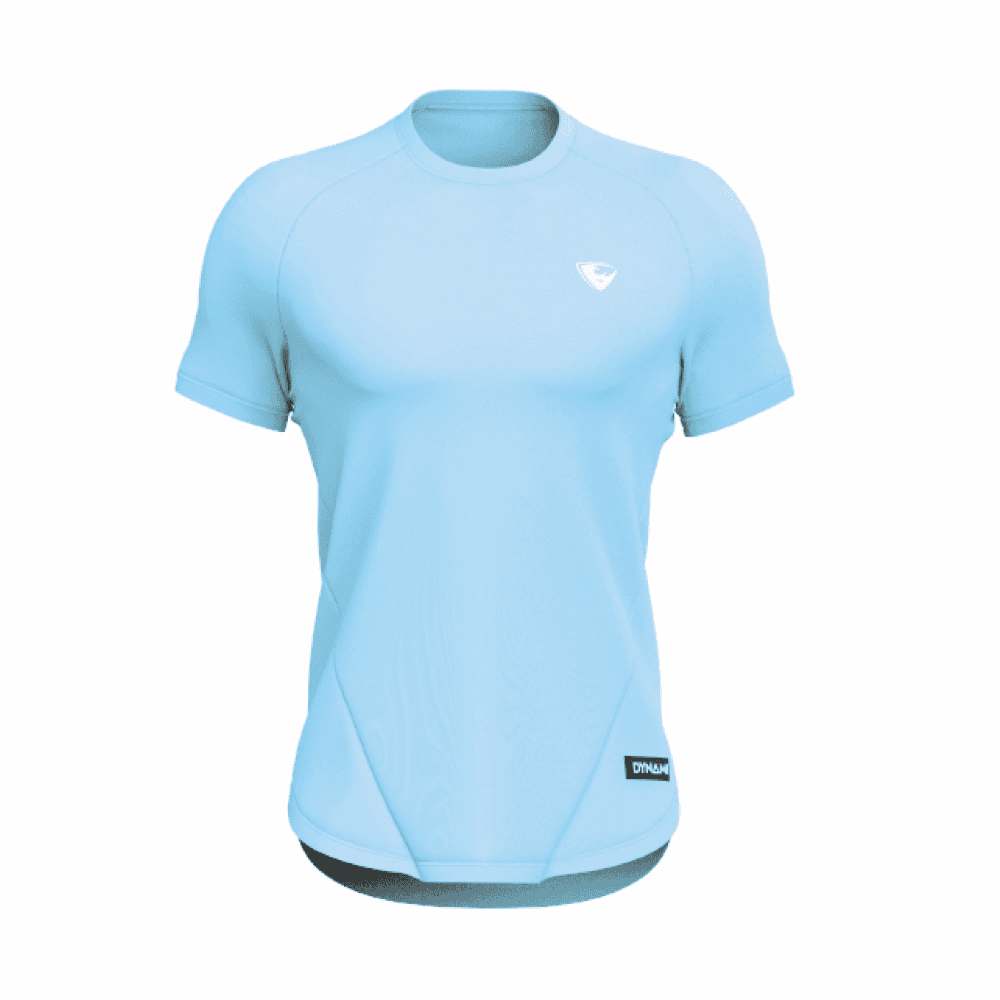 CORE BLUE RAGLAN FITNESS T SHIRT