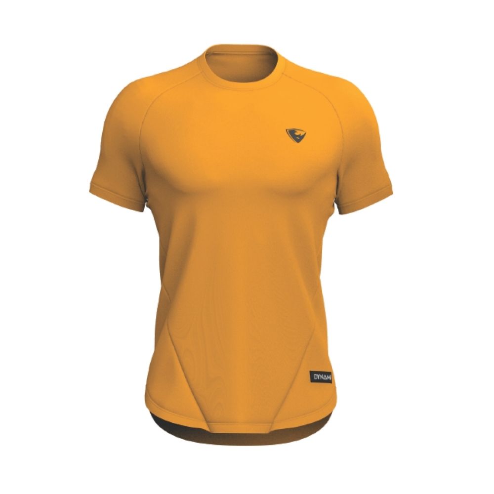 CORE YELLOW RAGLAN FITNESS T SHIRT