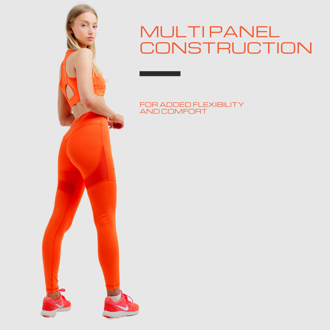 PERFORMPRO ORANGE WORKOUT LEGGINGS